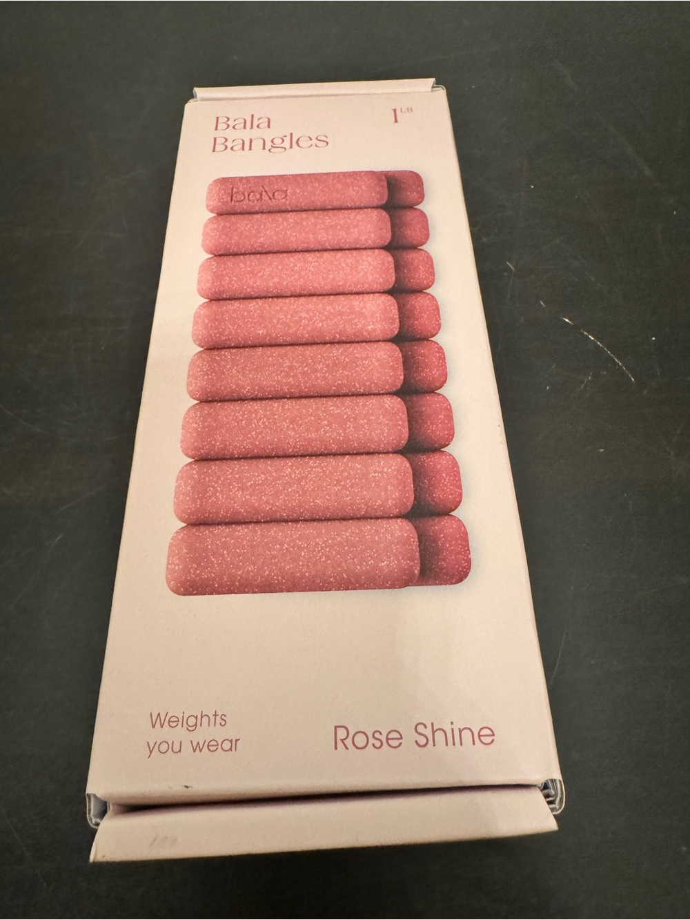 Bala Bangles 1 lb Wrist & Ankle Weights Rose Shine Pink 1 pair NEW
